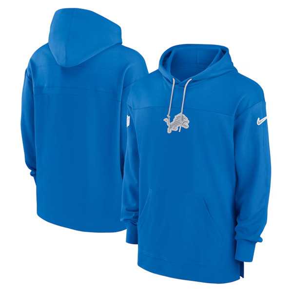 Men's Detroit Lions Blue Performance Pullover Hoodie,We sell and wholesale Men's Detroit Lions Blue Performance Pullover Hoodie on line form chian!